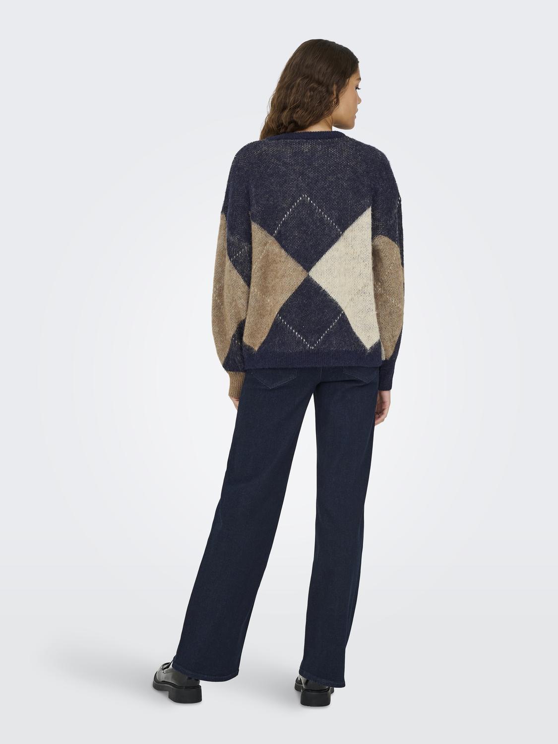 ONLY NOEME LIFE LS JQ O-NECK KNT