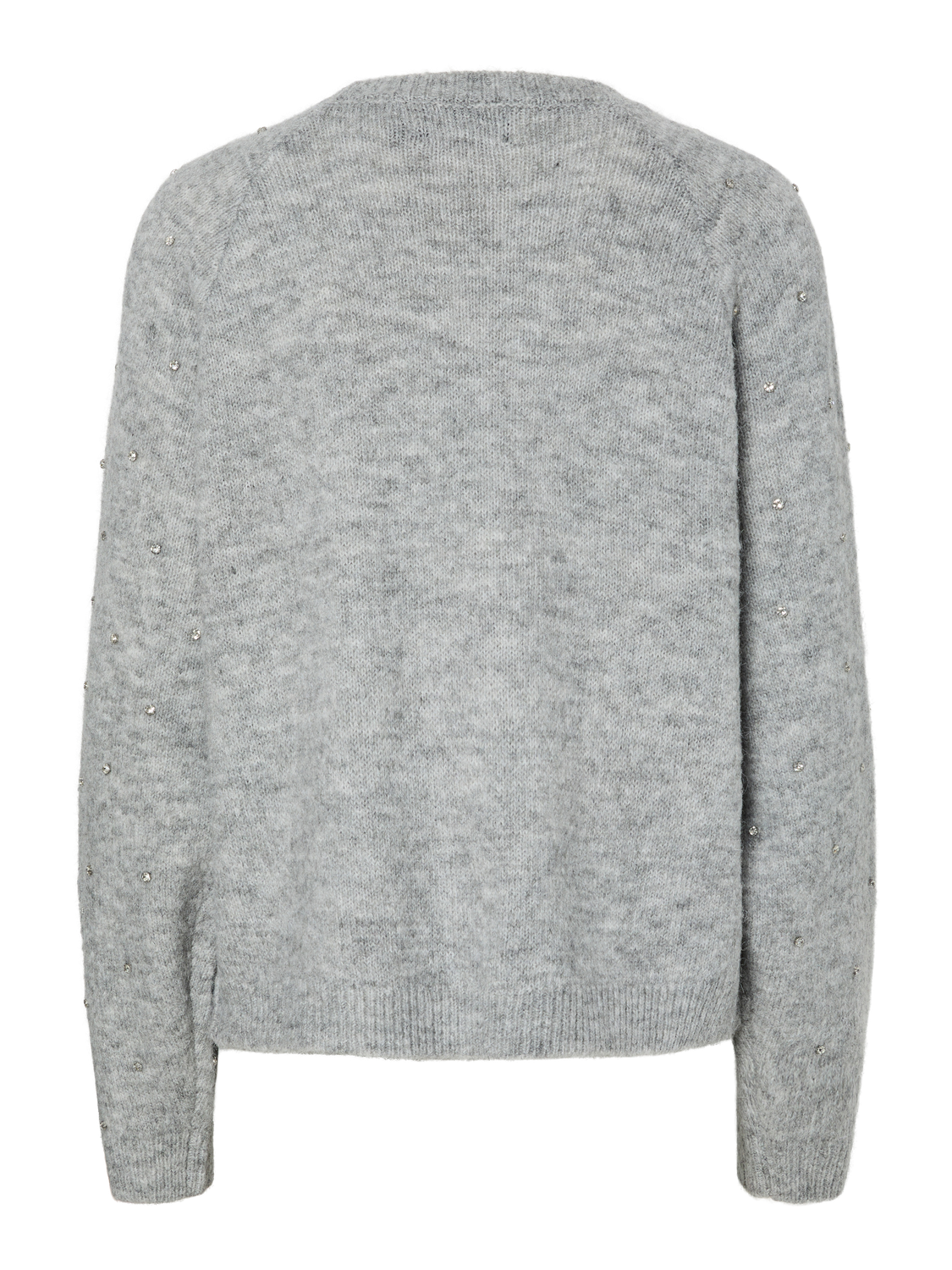 PIECES PAM LS O-NECK OVERSIZE PEARL KNIT
