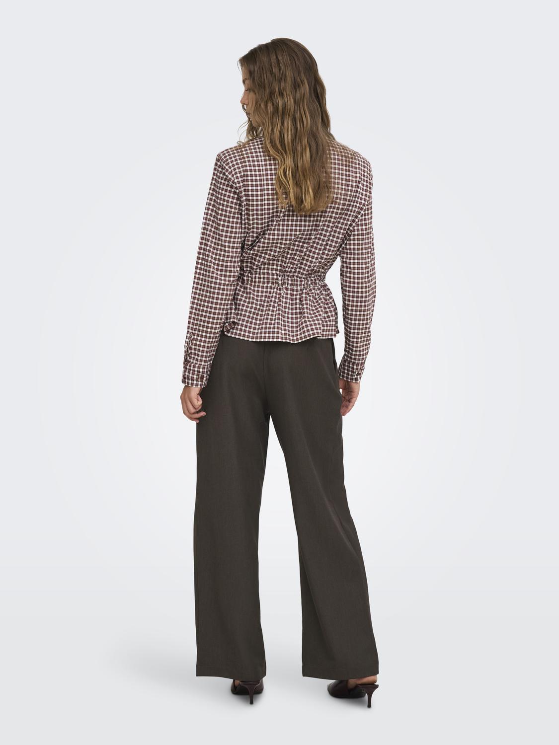 ONLY HATTIE HW PLEAT STR PANT