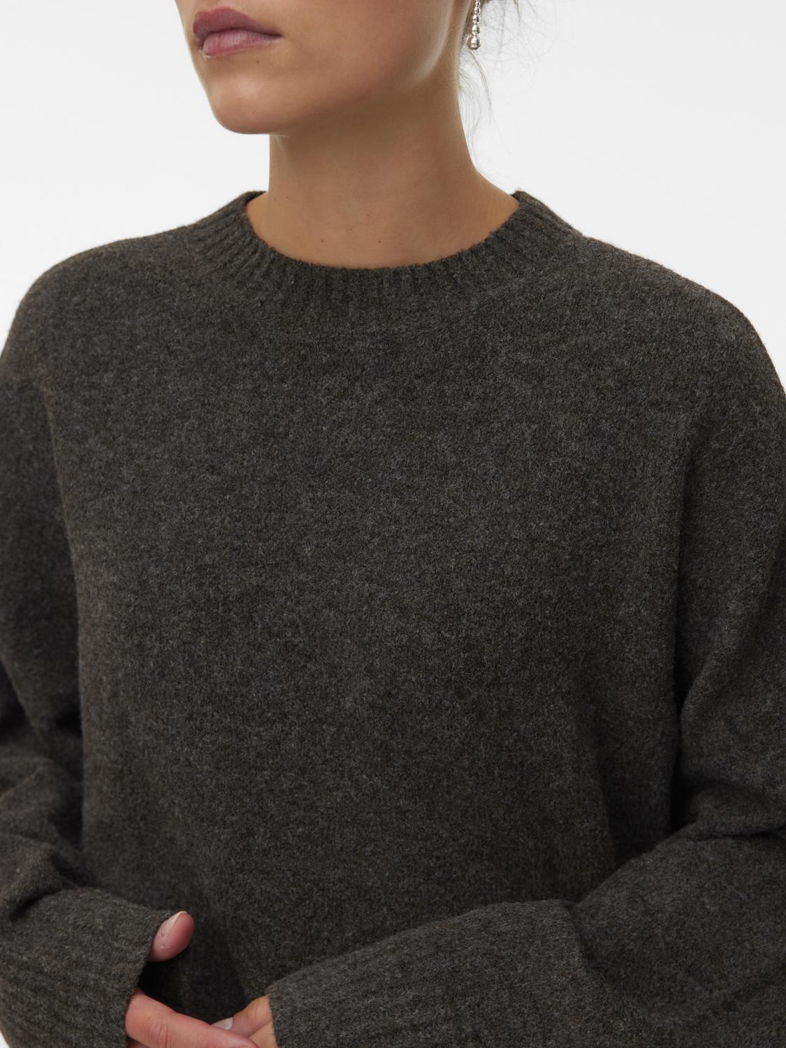 VERO MODA BOOM LS O-NECK PULLOVER GA NOOS