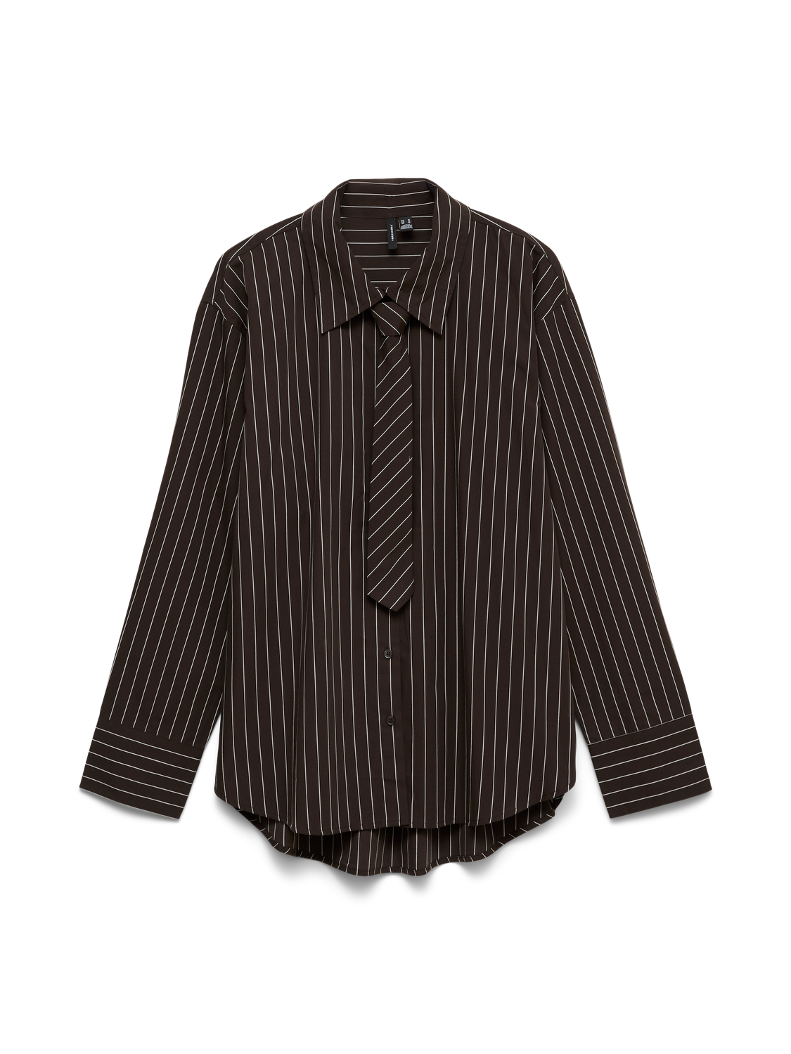 VERO MODA ANYA LS LOOSE TIE SHIRT