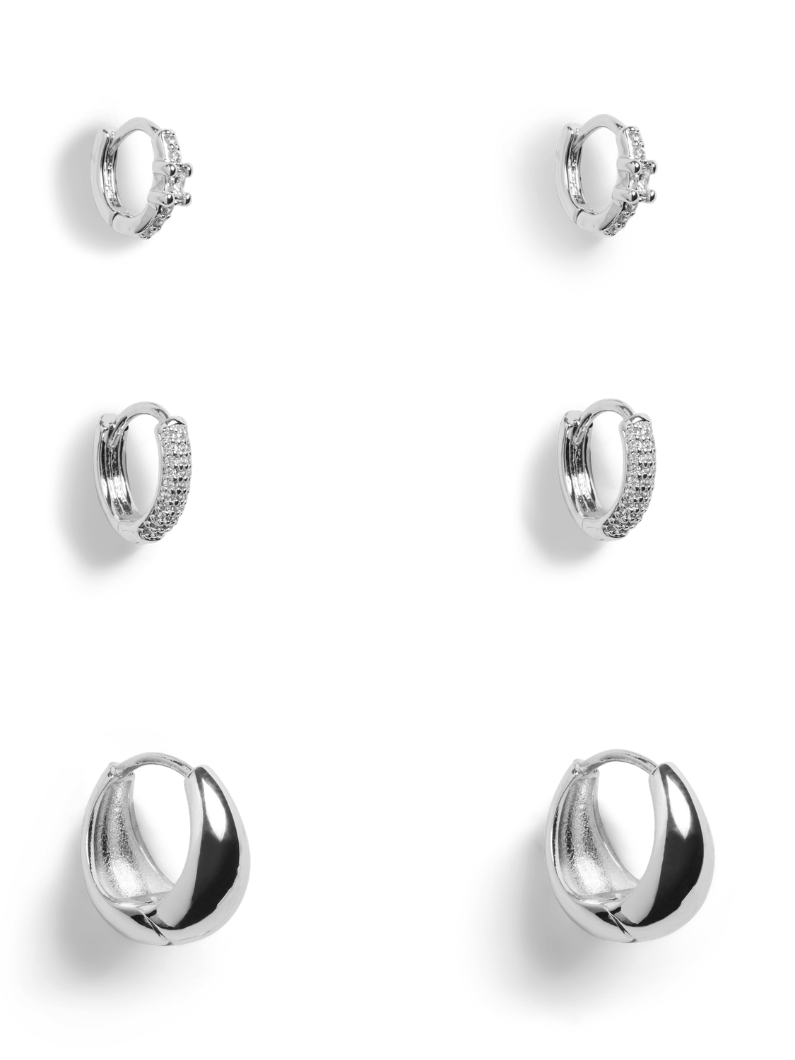 PIECES OTELIA EARRINGS 3-PACK D2D