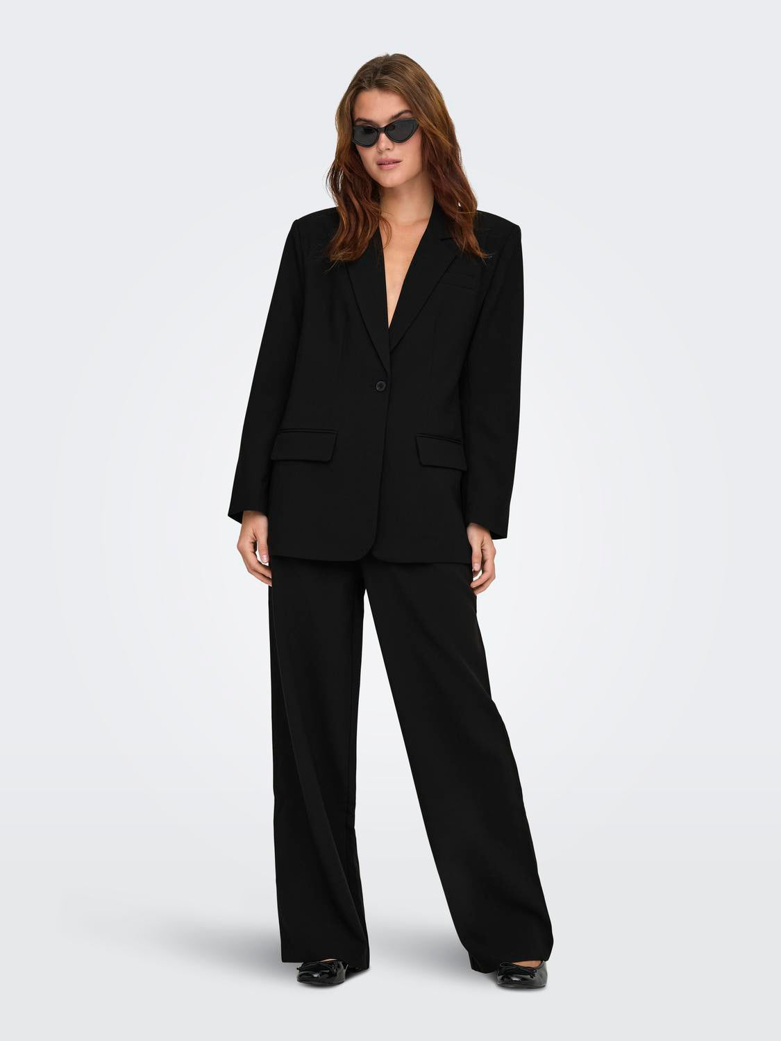 ONLY LINDA-RAVEN HW STR PANTS TLR