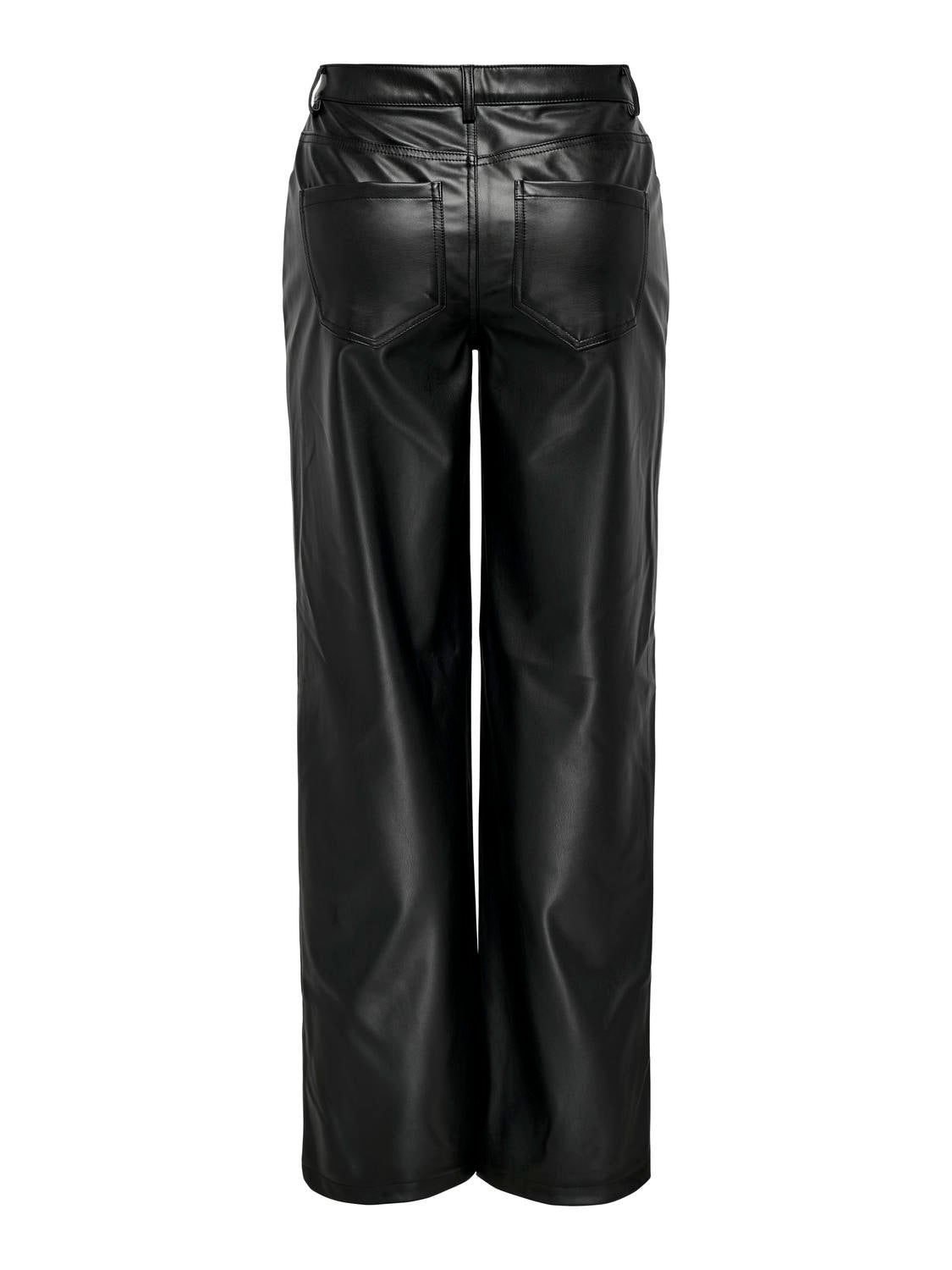 ONLY KIRI HW STRAIGHT FAUX LEATHER PANT