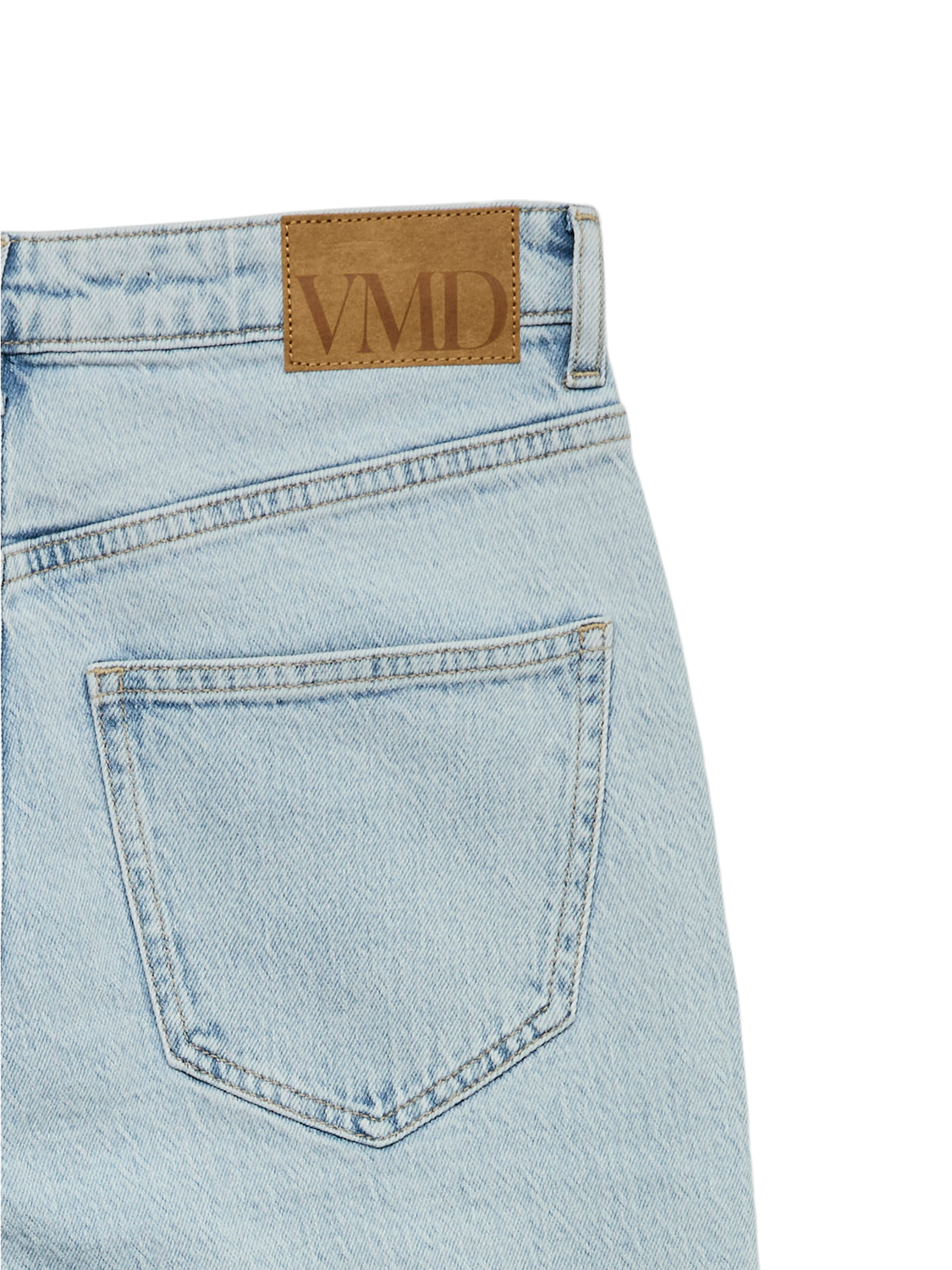 VERO MODA TESSA HR WIDE JEANS - LIGHT BLUE DENIM BLEACHED