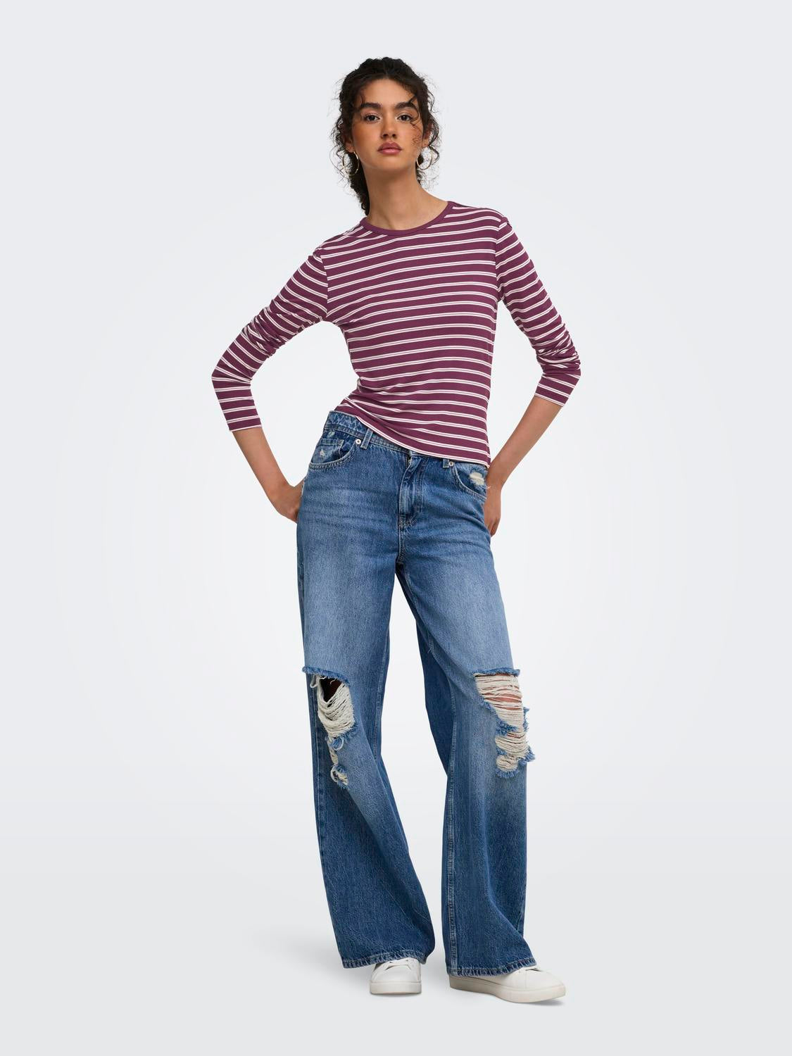 ONLY NINA L/S AOP TOP