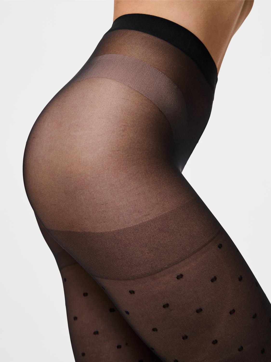 PIECES NEW NIKOLINE 20 DEN DOT TIGHTS