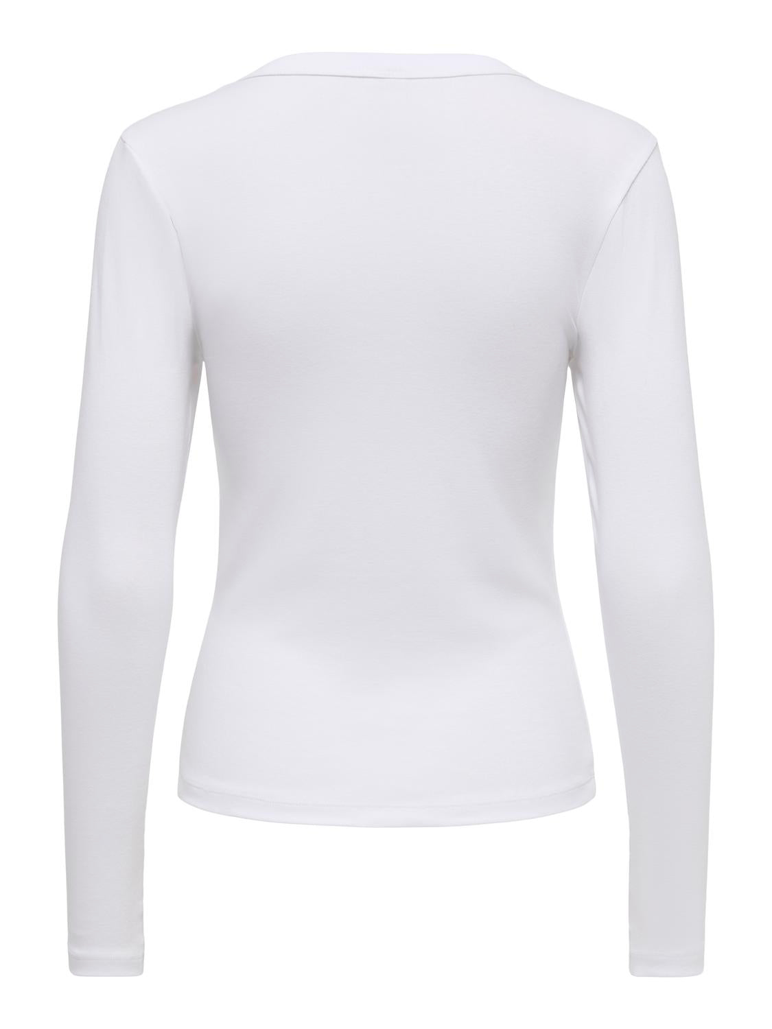 ONLY RILEY L/S V NECK TOP