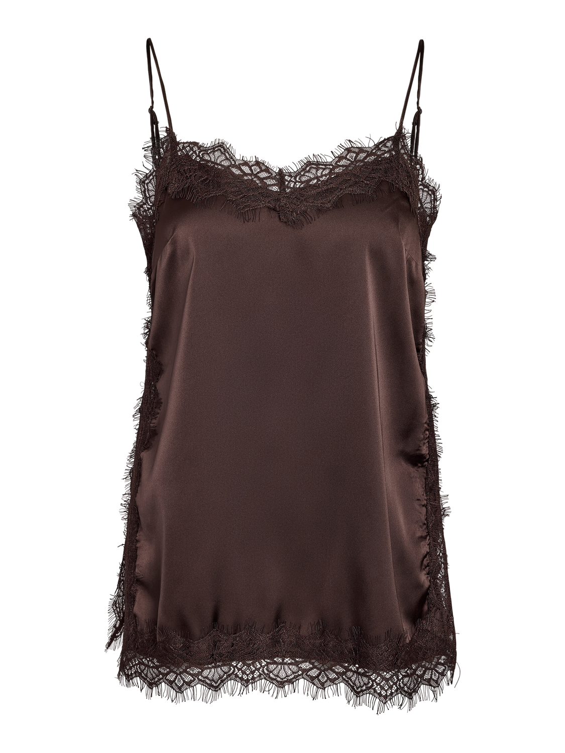 NOISY MAY LOUISE SL STRAP LACE TOP WVN