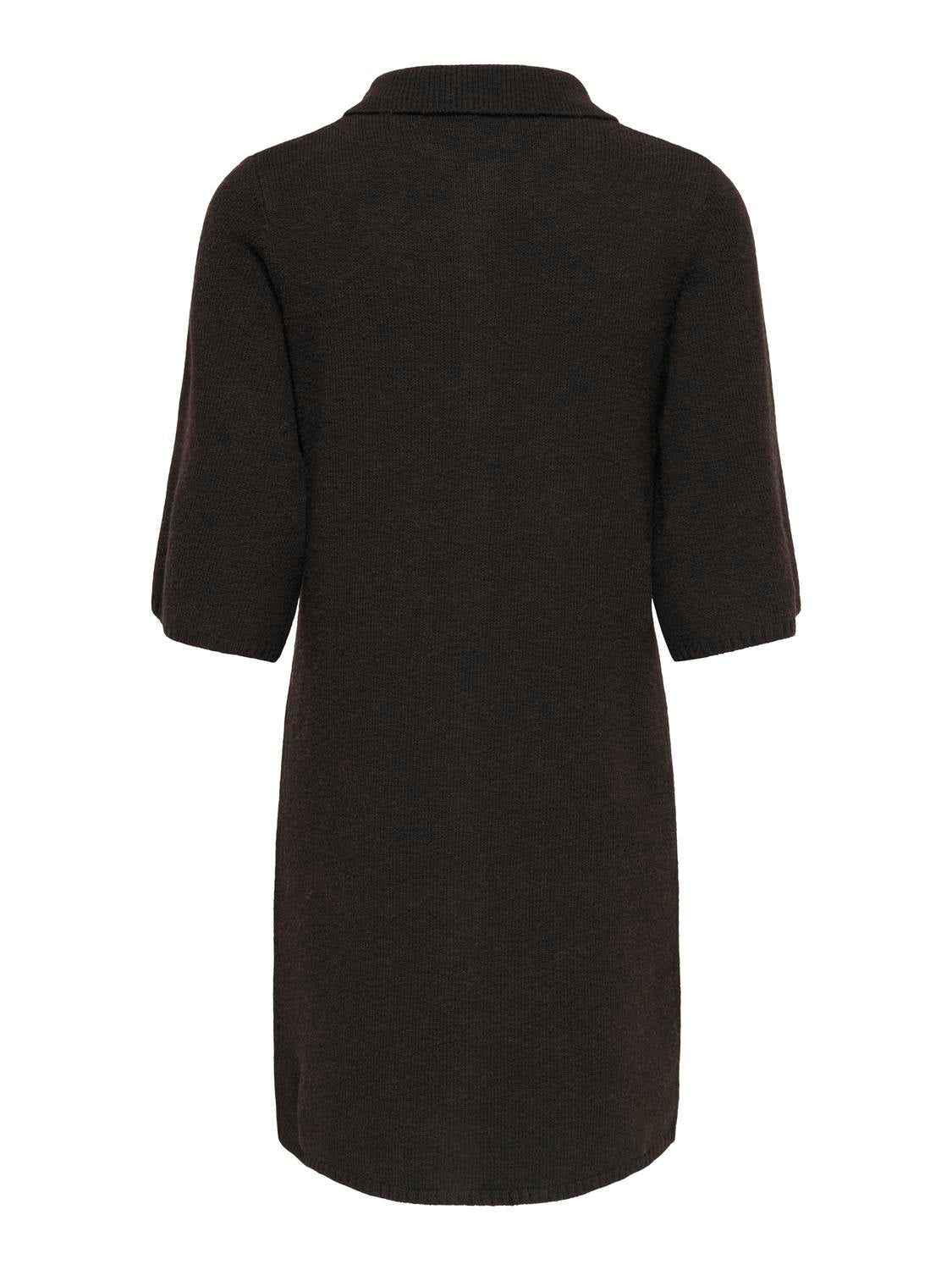 ONLY ALIVIA 2/4 COLLAR DRESS KNT