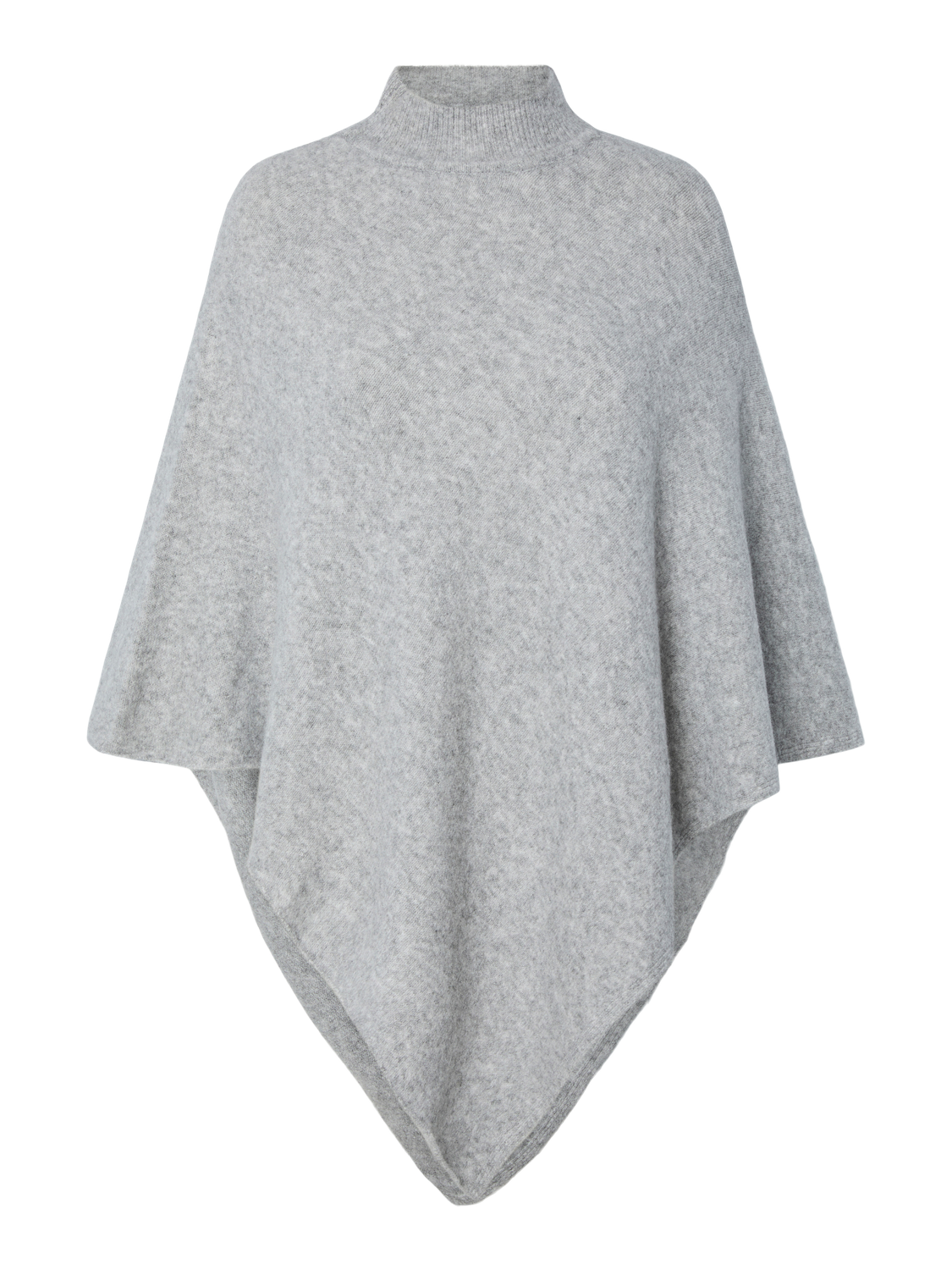 PIECES FORTUNA HIGH NECK PONCHO