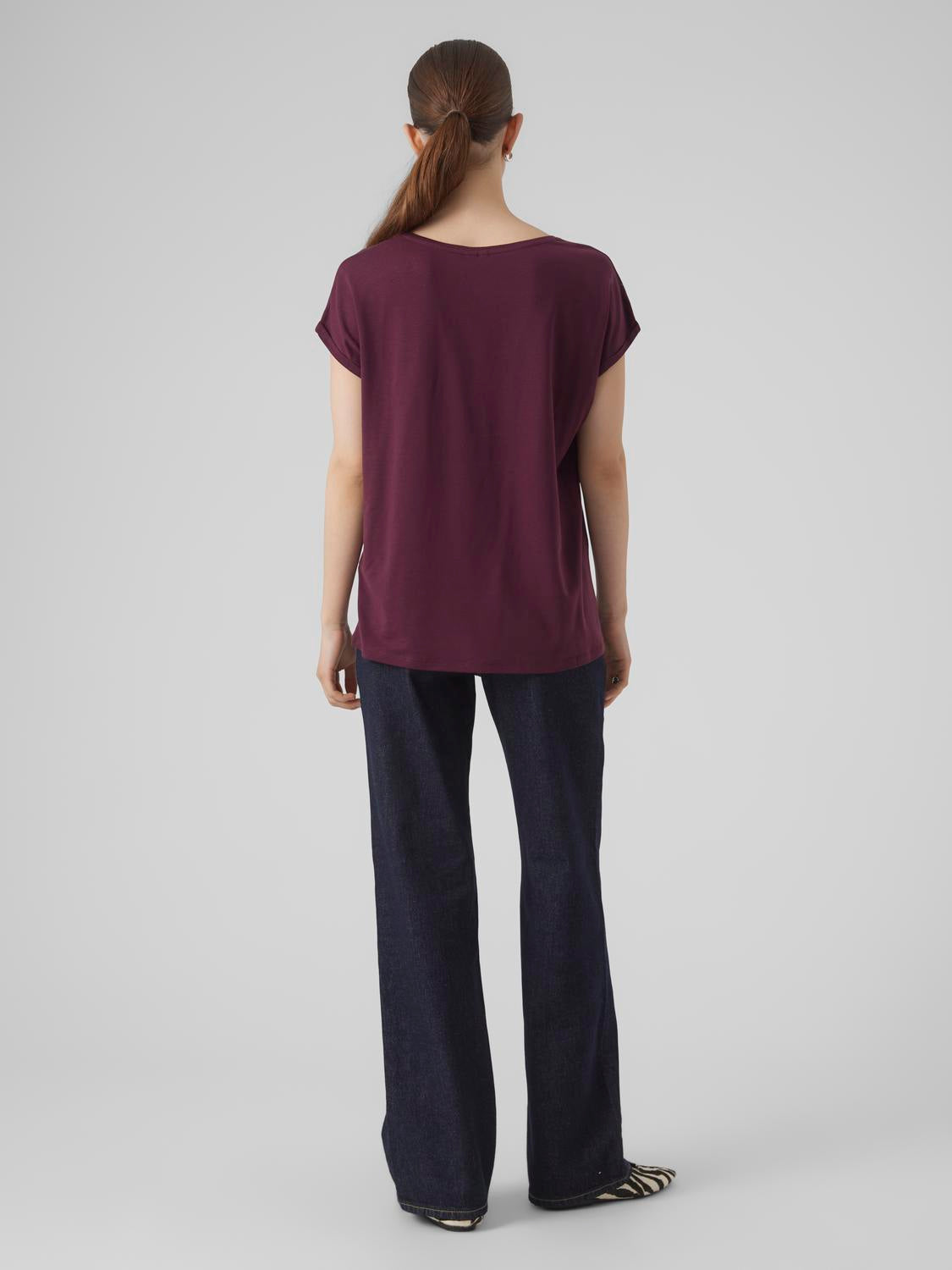 VERO MODA AVA PLAIN SS TOP JRS NOOS