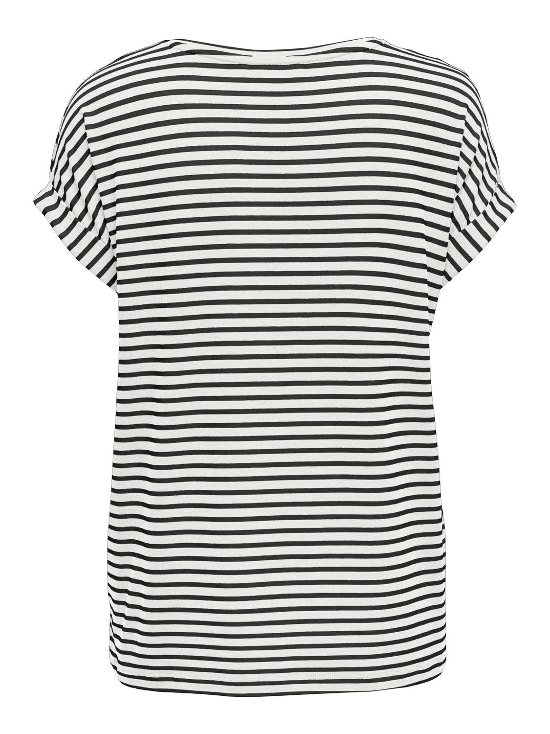 ONLY MOSTER STRIPE S/S O-NECK TOP