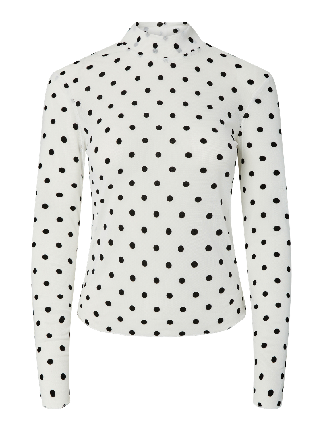 PIECES JESHI LS HIGH NECK TOP