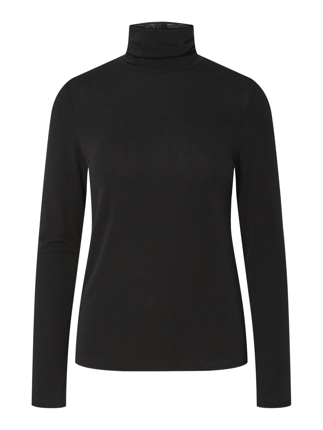 PIECES MARIA LS ROLLNECK TOP