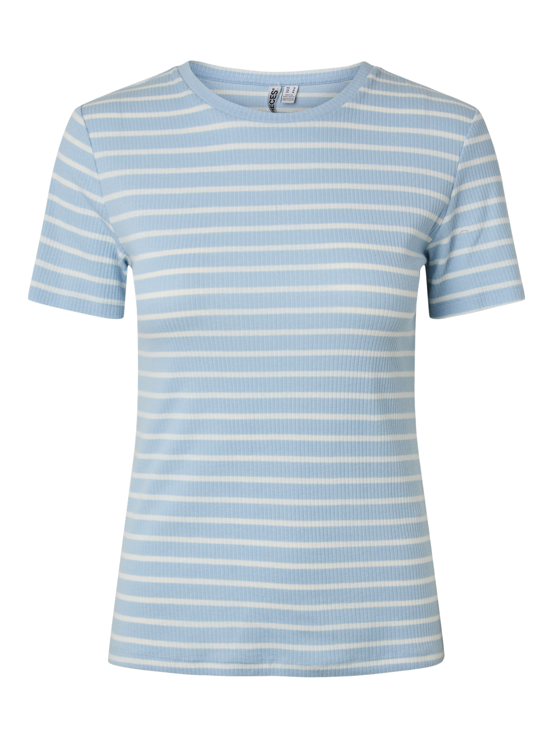 PIECES RUKA SS TOP - CASHMERE BLUE