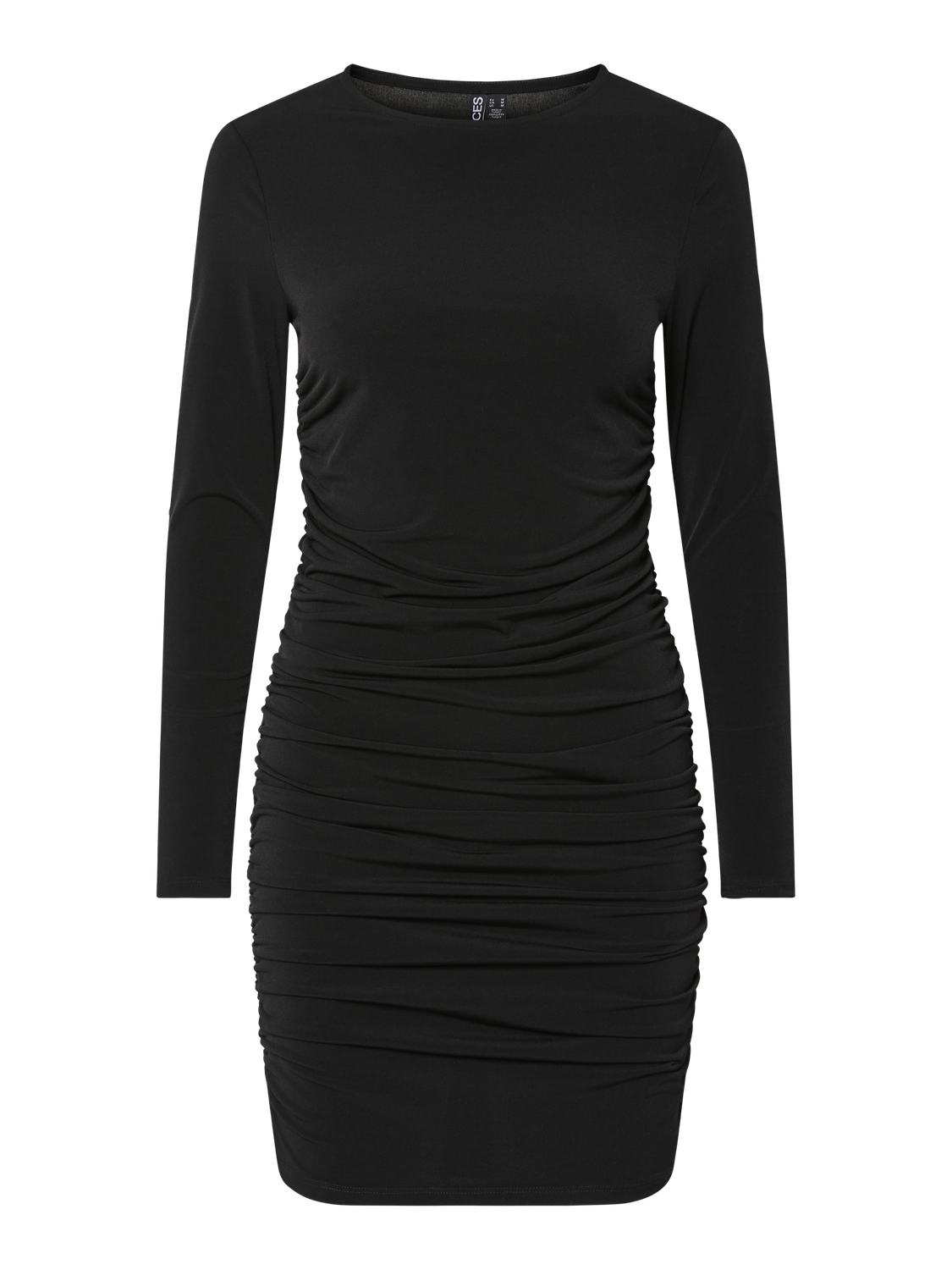 PIECES MADISON LS RUCHING DRESS