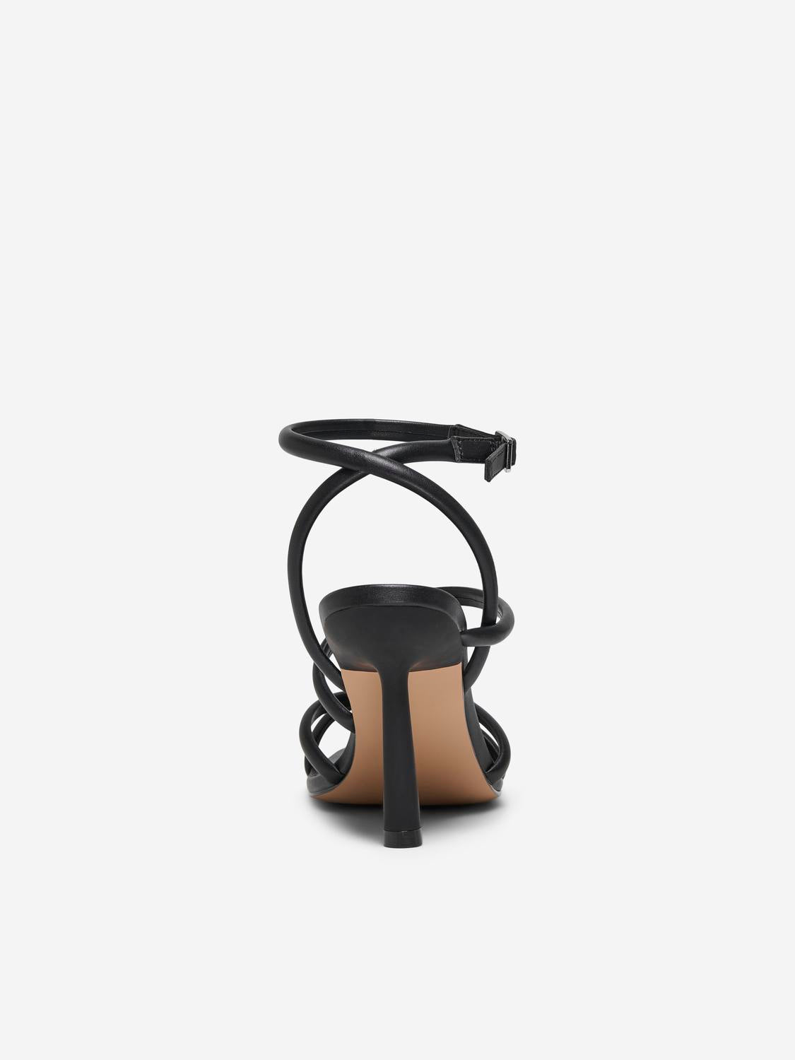 ONLY SHOES AMINA-1 PU ANKLE STRAP HEELED SANDAL