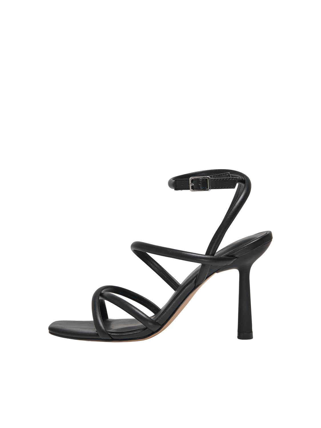 ONLY SHOES AMINA-1 PU ANKLE STRAP HEELED SANDAL