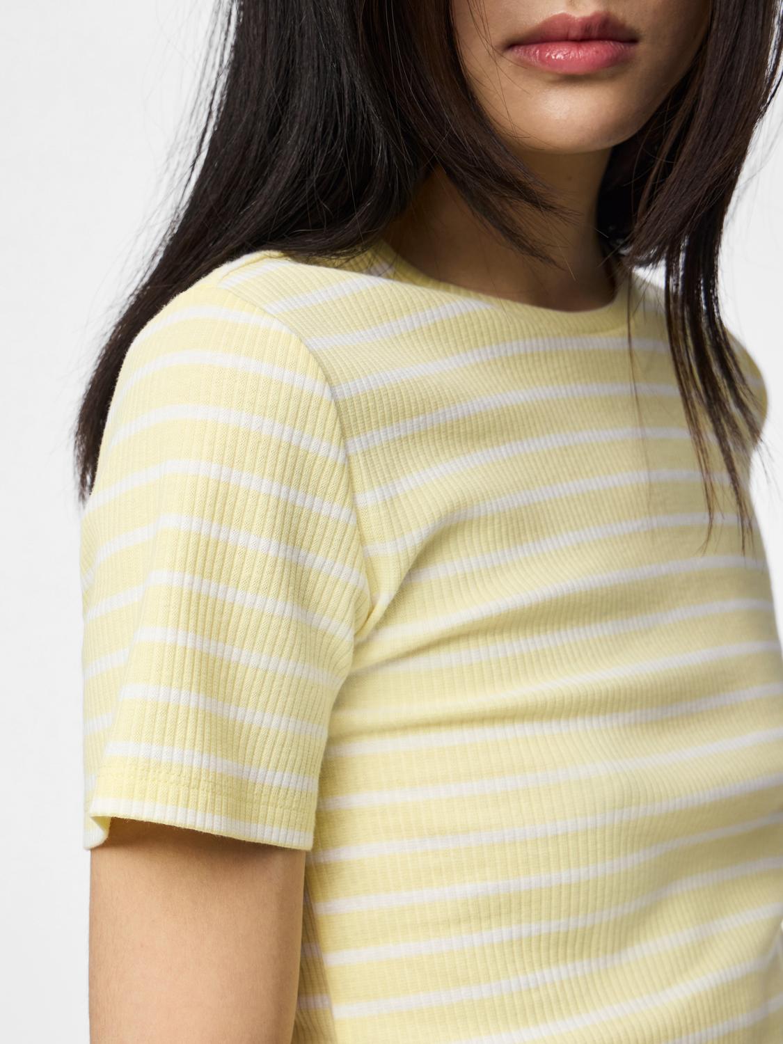 PIECES RUKA SS TOP - YELLOW