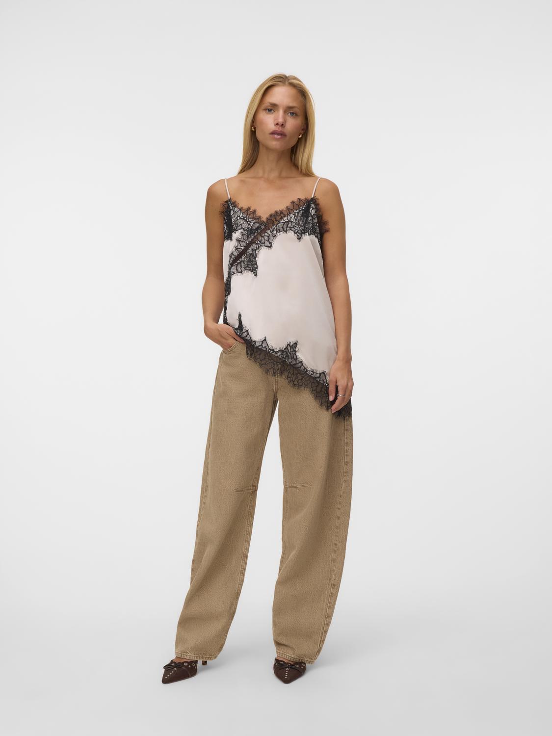 VERO MODA NOVI LACE SINGLET