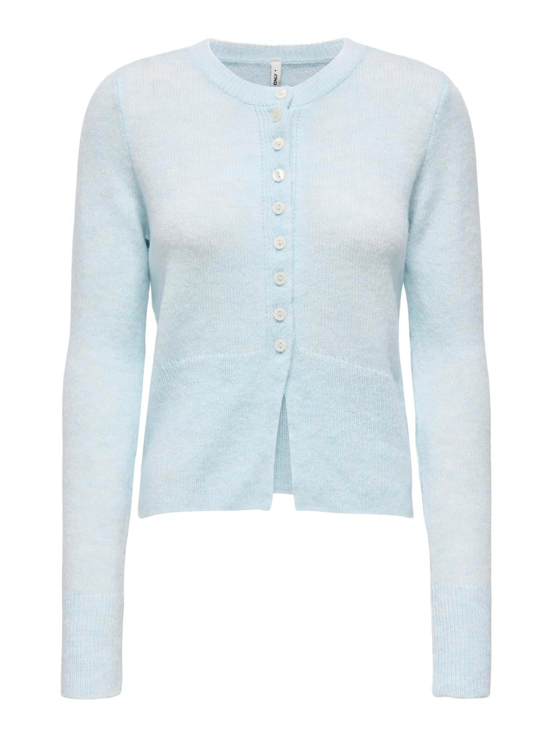 ONLY ELLA LS BUTTON O-NECK CARDIGAN KNT