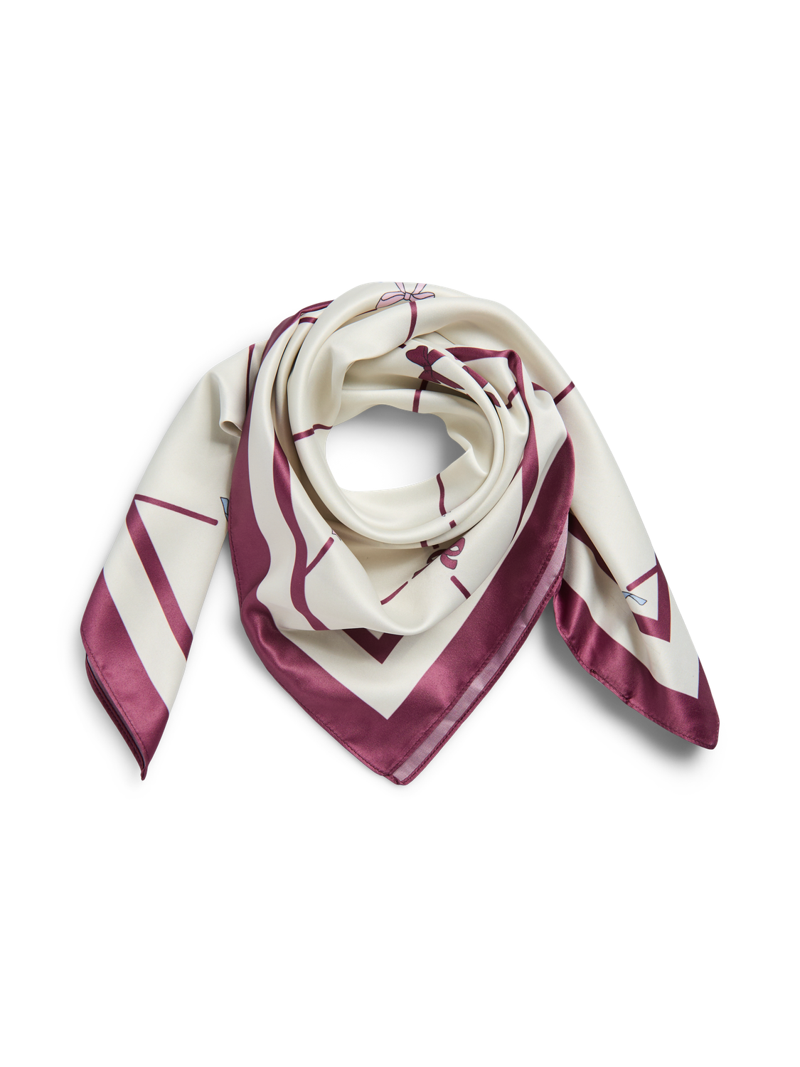 PIECES BAMBI SQUARE SCARF