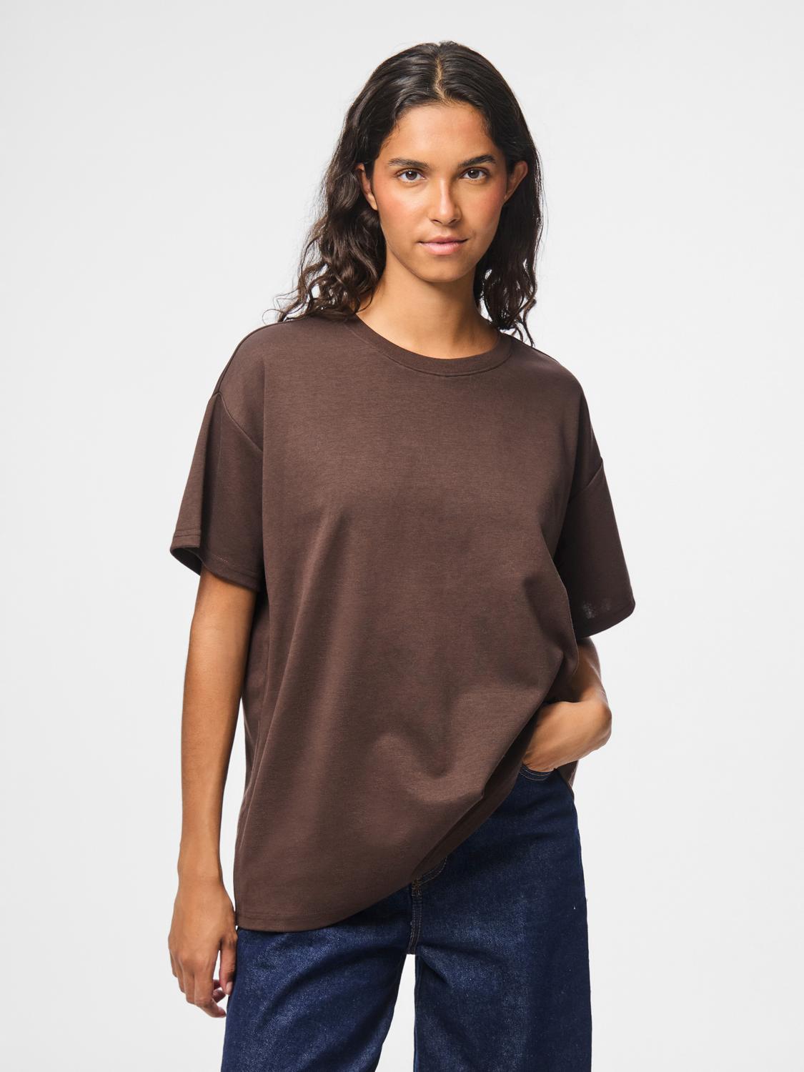 PIECES SKYLAR SS OVERSIZED TEE