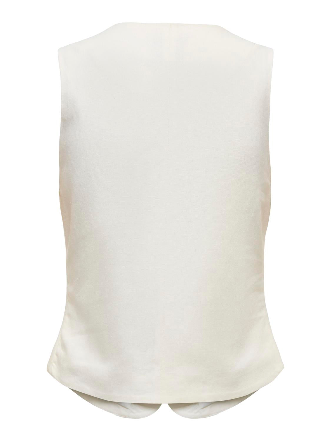 ONLY GOA S/L LINEN BL WAISTCOAT