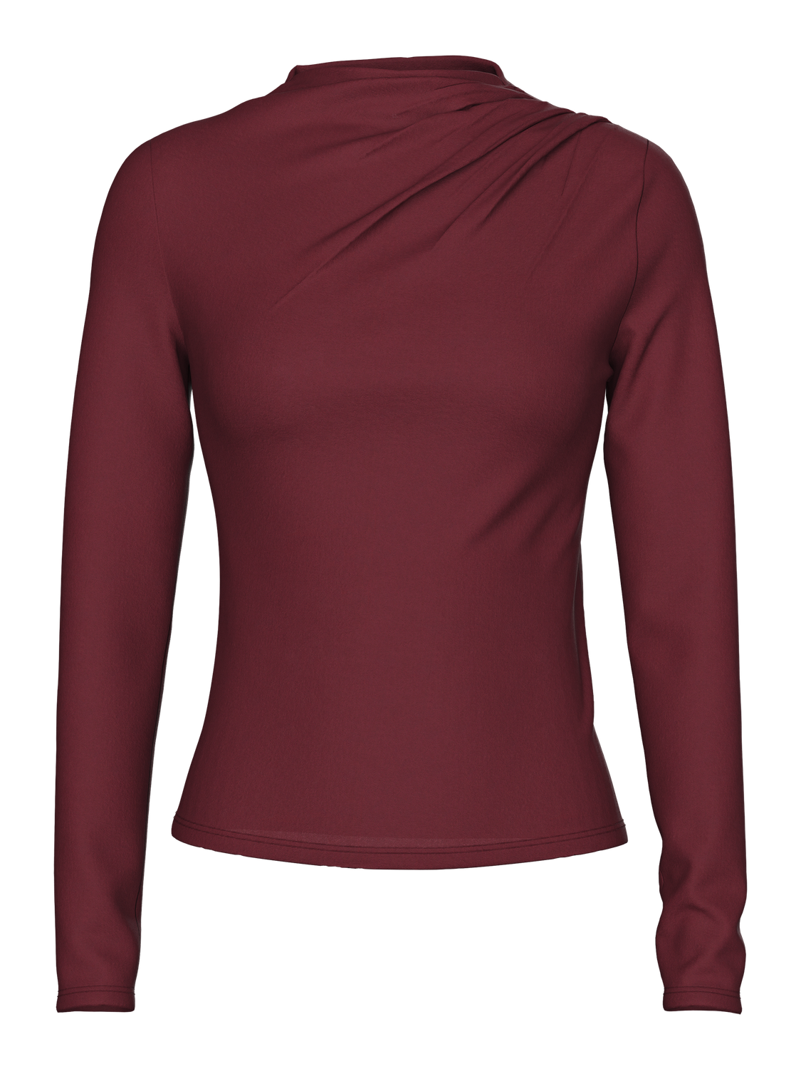 PIECES MADISON LS DRAPED TOP