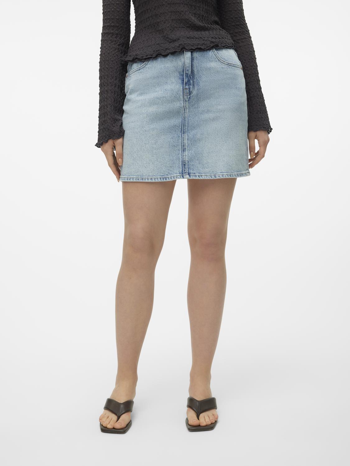 VERO MODA TESSA HR SHORT DNM SKIRT