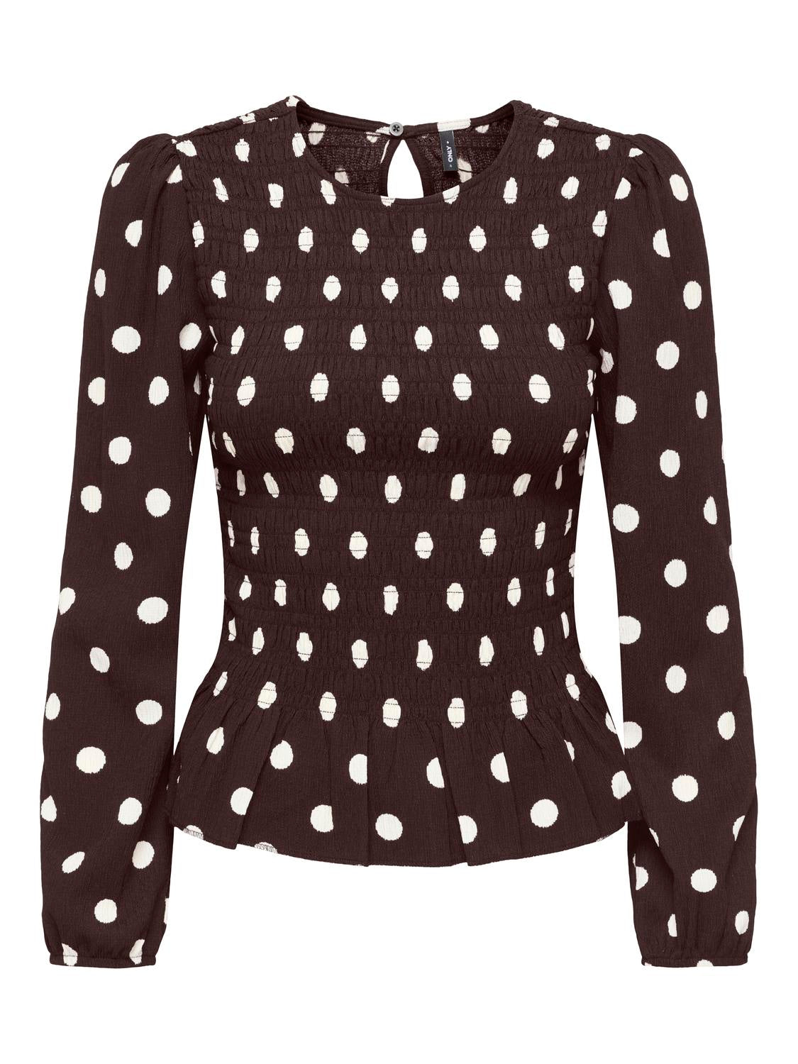 ONLY MOLLY L/S SMOCK TOP JRS