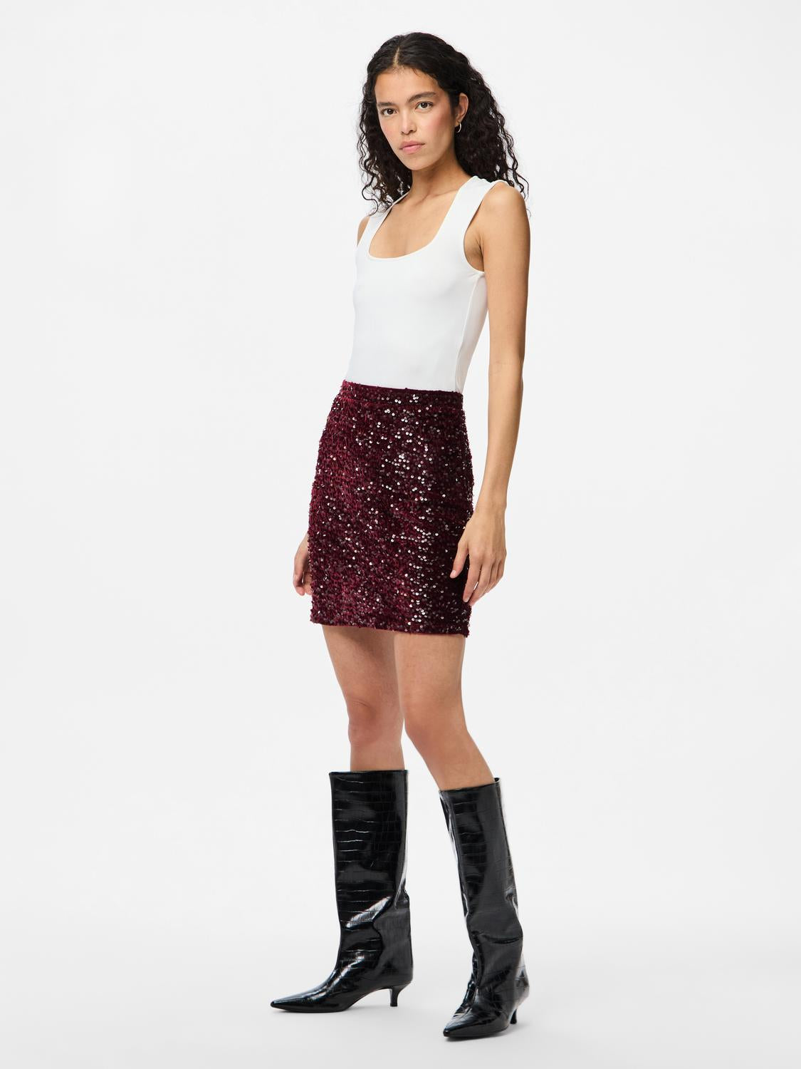 PIECES KAM HW NEW SHORT SKIRT