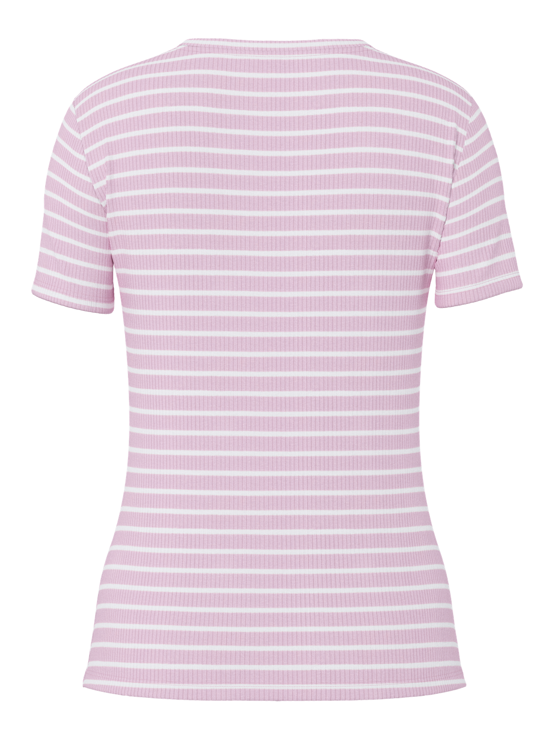 PIECES RUKA SS TOP - ROSEATE/CLOUD DANCER