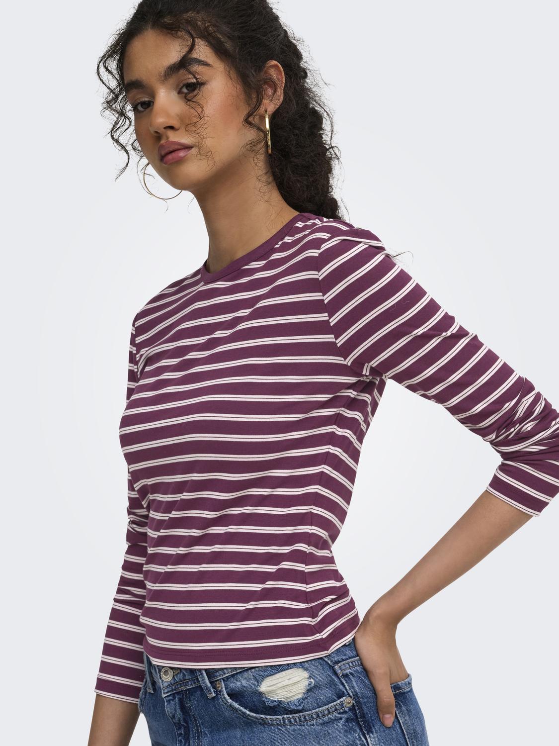 ONLY NINA L/S AOP TOP