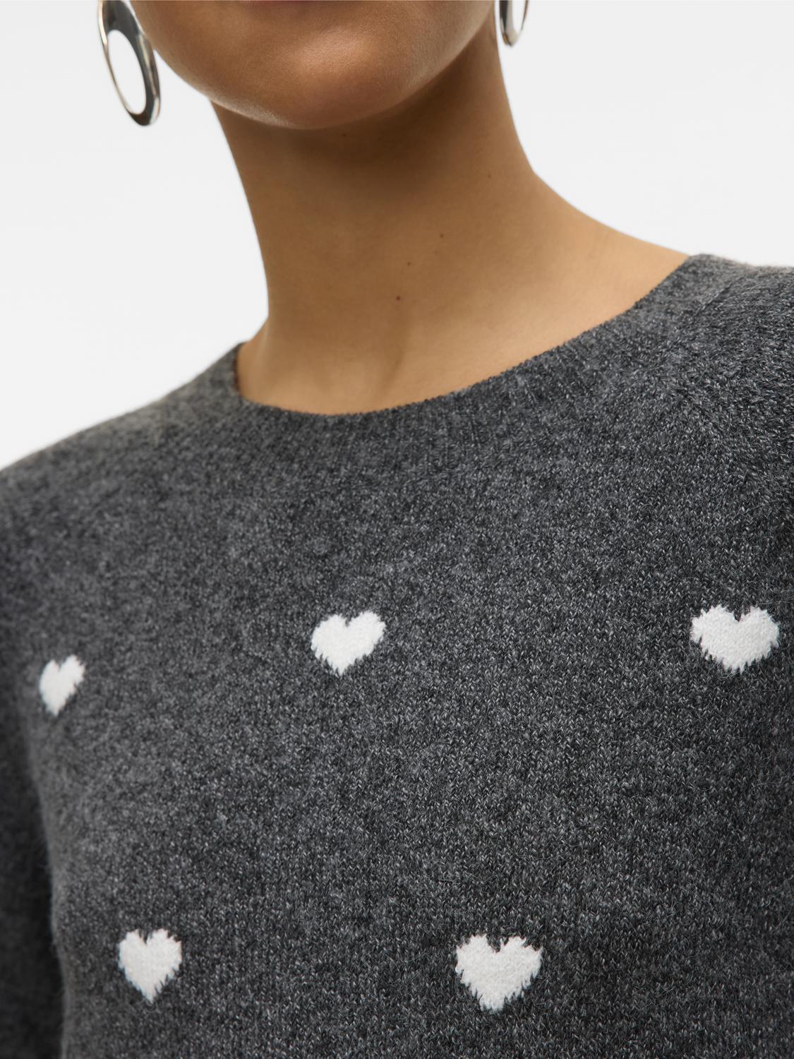 VERO MODA, VMDOFFY INTARSIA LS O-NCK PULLOV GA NOOS