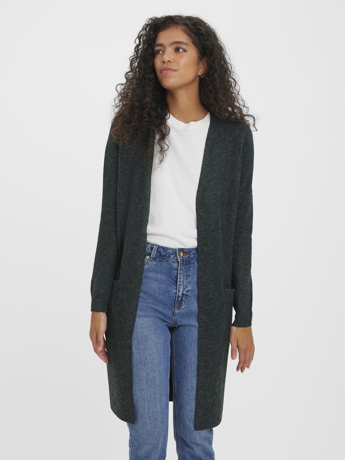 VERO MODA DOFFY LS LONG OPEN CARDIGAN