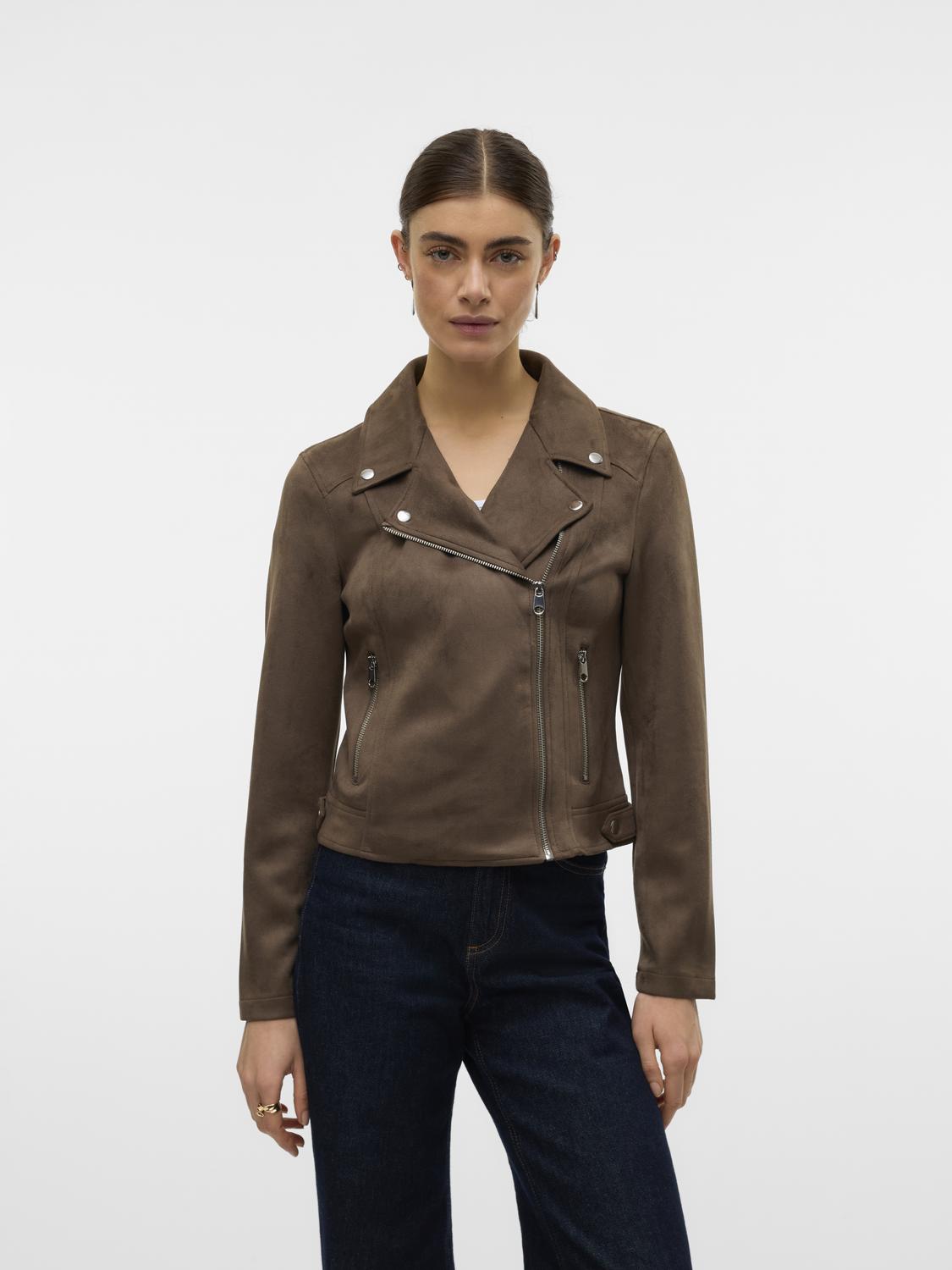 VERO MODA JOSE SHORT FAUX SUEDE JACKET