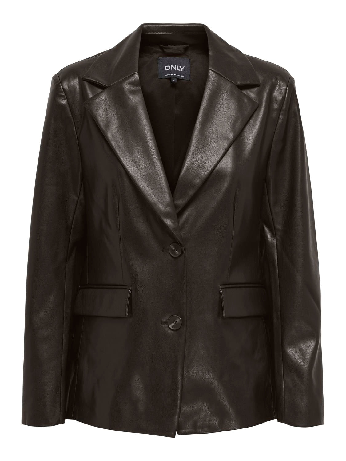 ONLY VERONA FAUX LEATHER FIT BLAZER