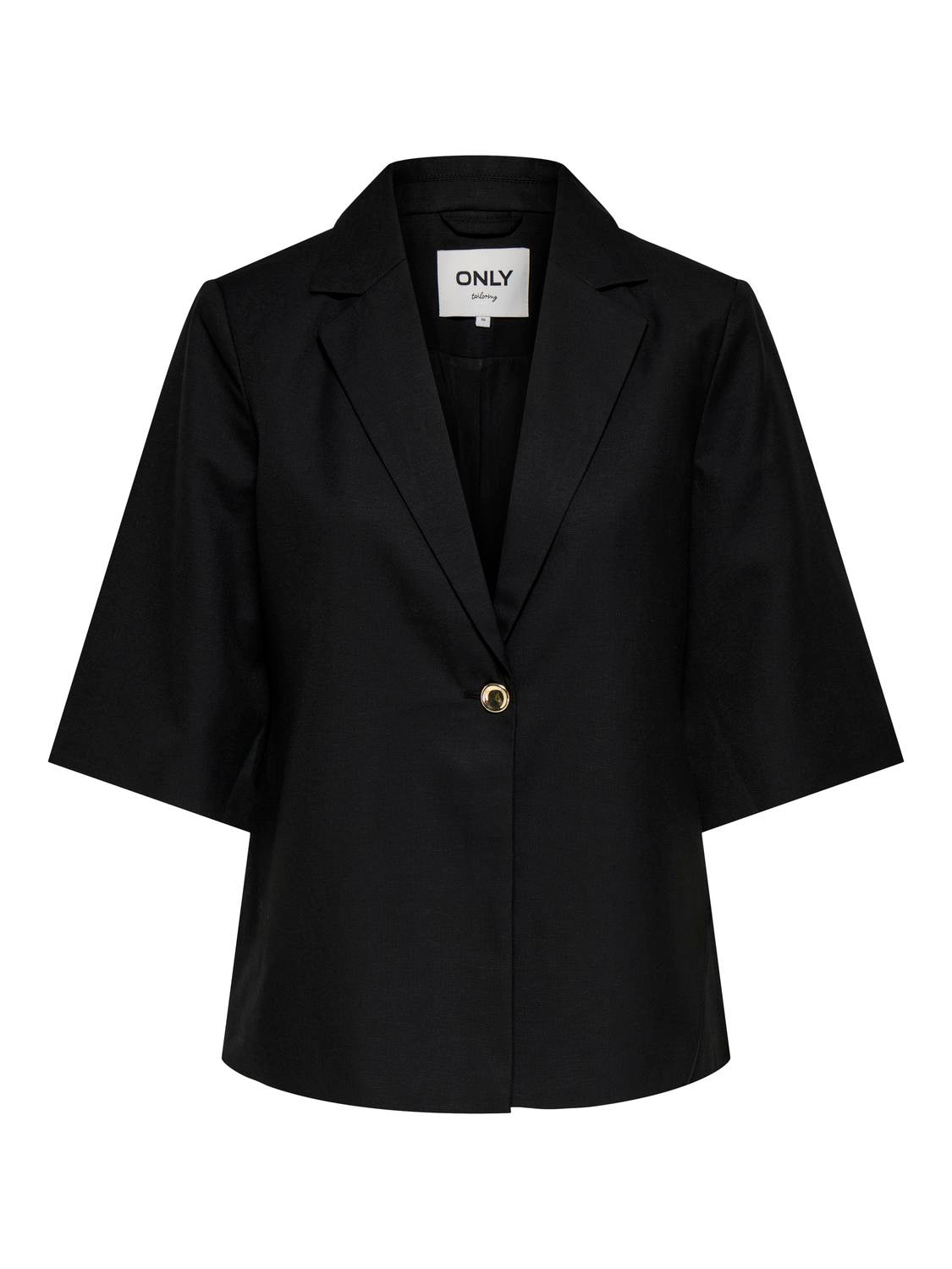 ONLY BAIA 2/4 LINEN BL BLAZER