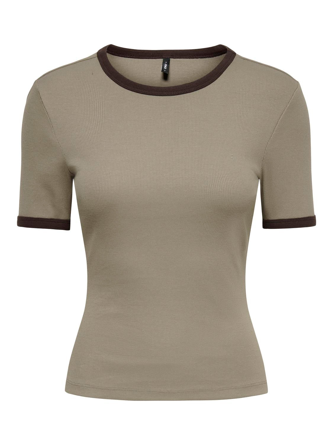 ONLY VAL S/S CONTRAST TOP JRS