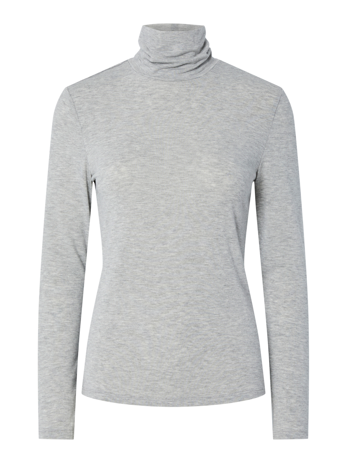 PIECES MARIA LS ROLLNECK TOP