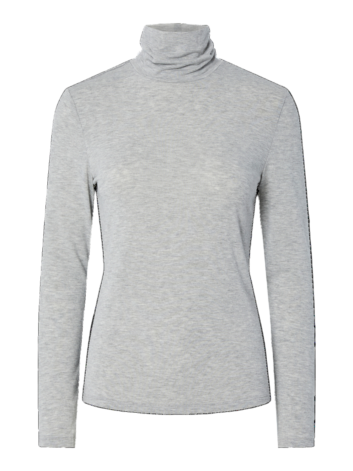 PIECES MARIA LS ROLLNECK TOP