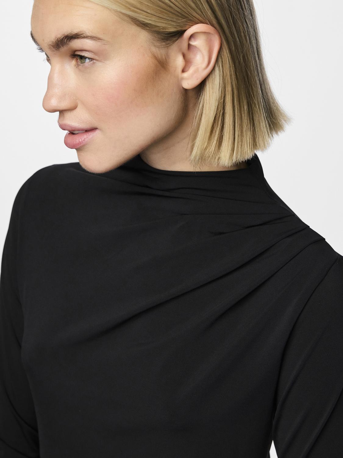 PIECES MADISON LS DRAPED TOP