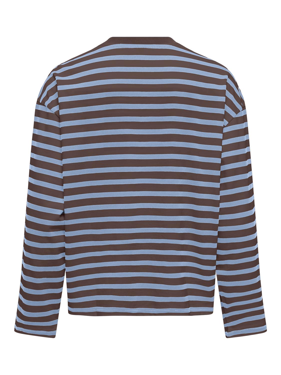 ONLY FREJA L/S STRIPE TOP CS JRS