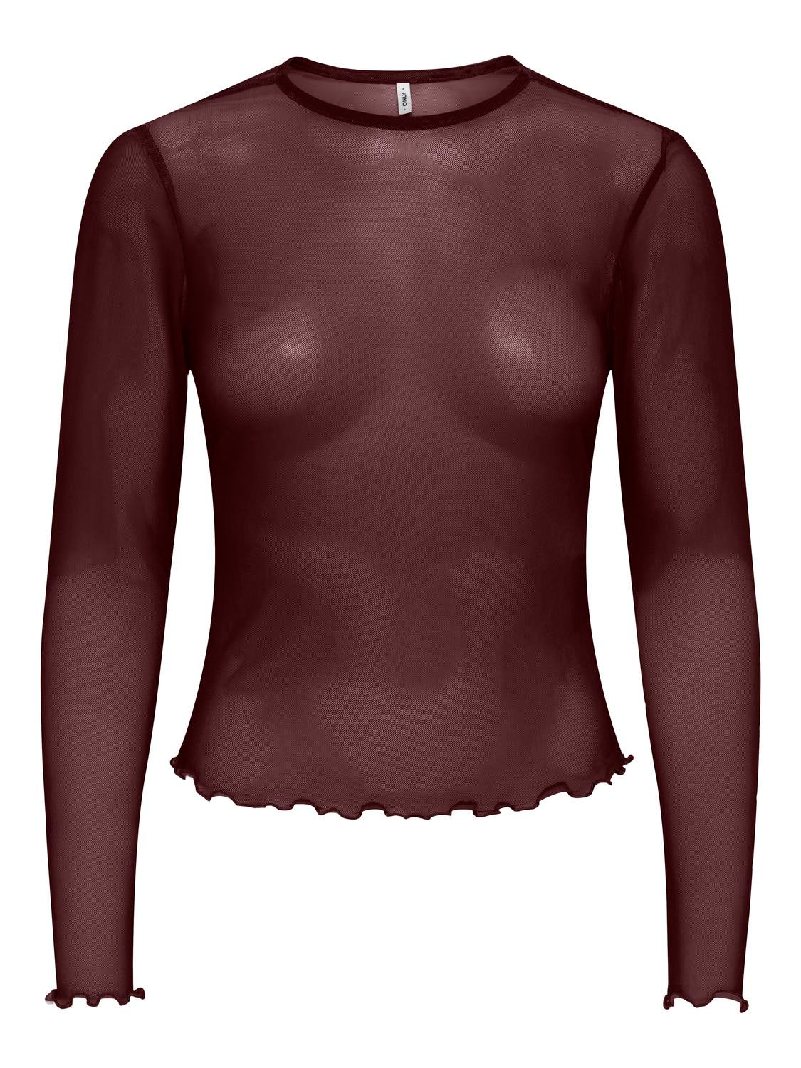 ONLY NOX L/S O-NECK TOP BOX JRS