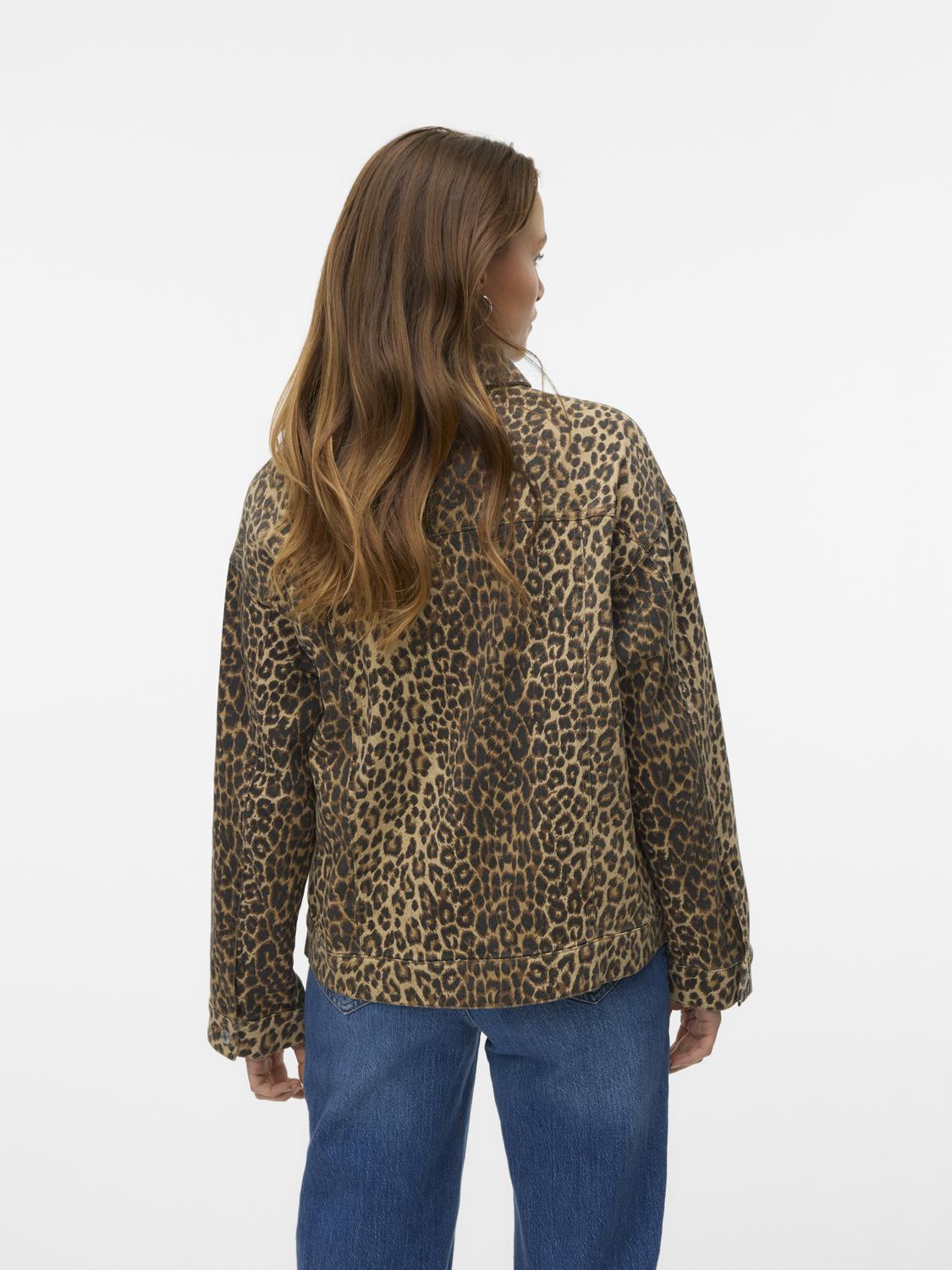 VERO MODA TESSA LS OVERSIZE DNM AOP JACKET