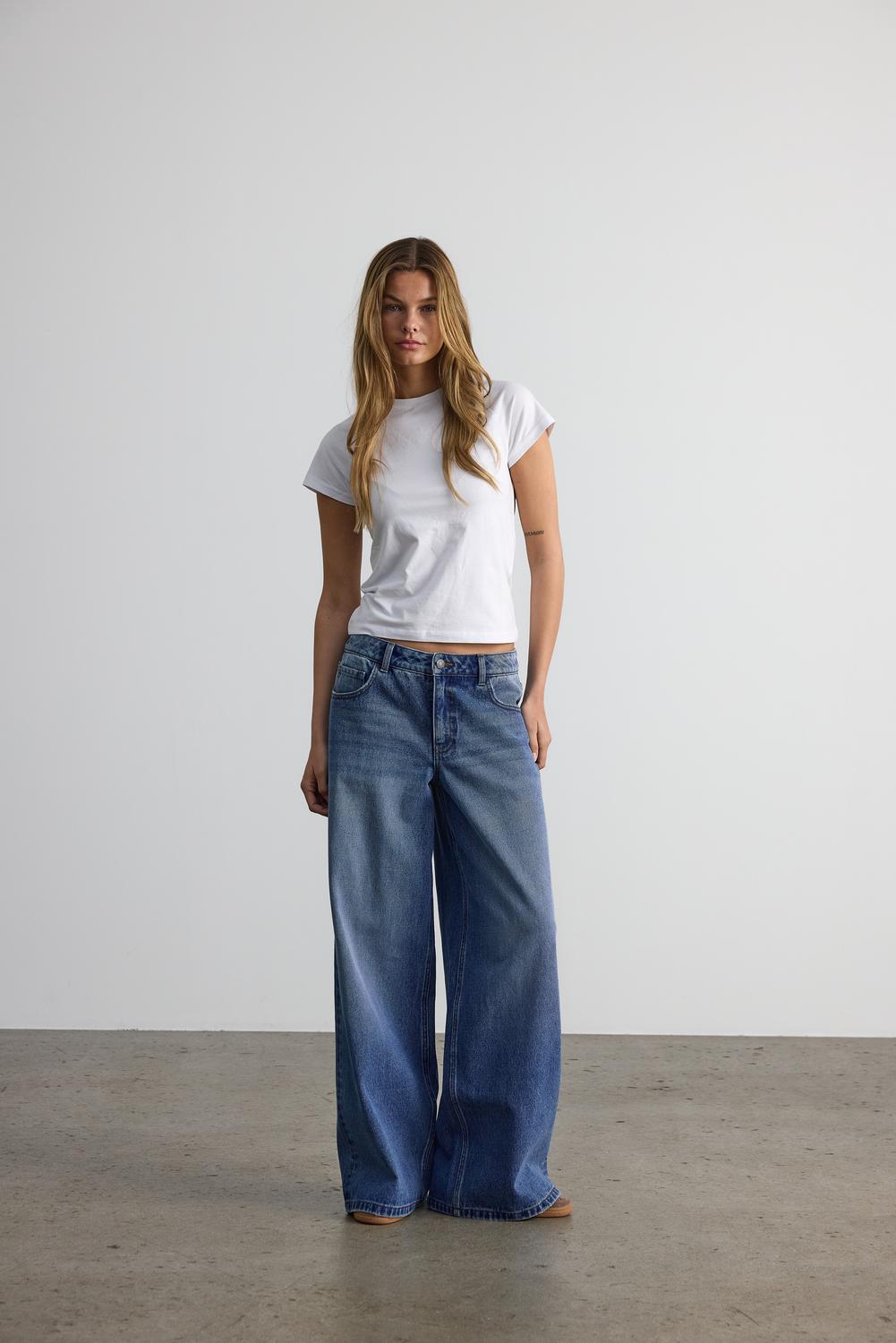 NOISY MAY KETTIE MW WIDE JEANS