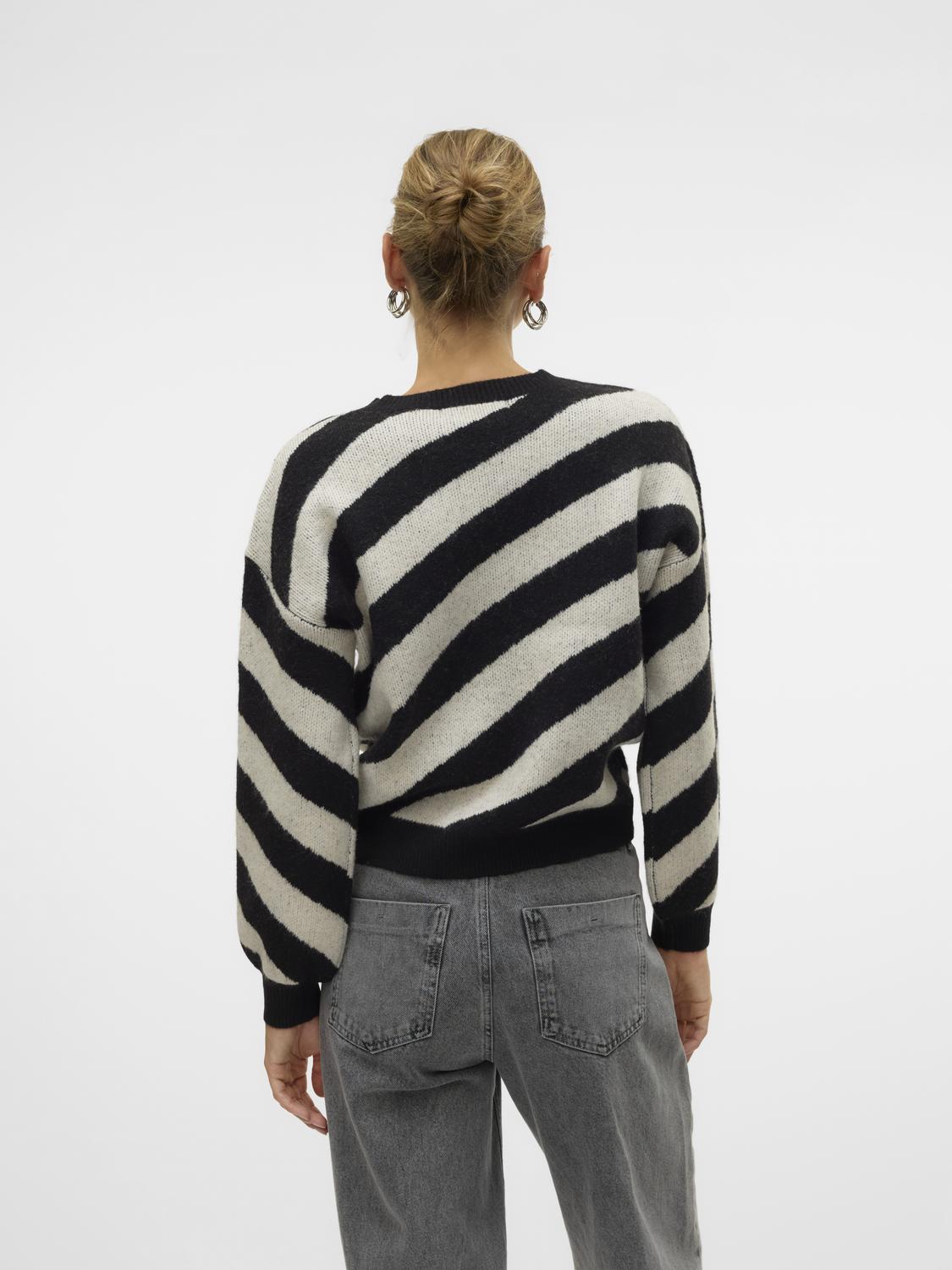 VERO MODA LARA LS O-NECK PULLOVER BOO REP