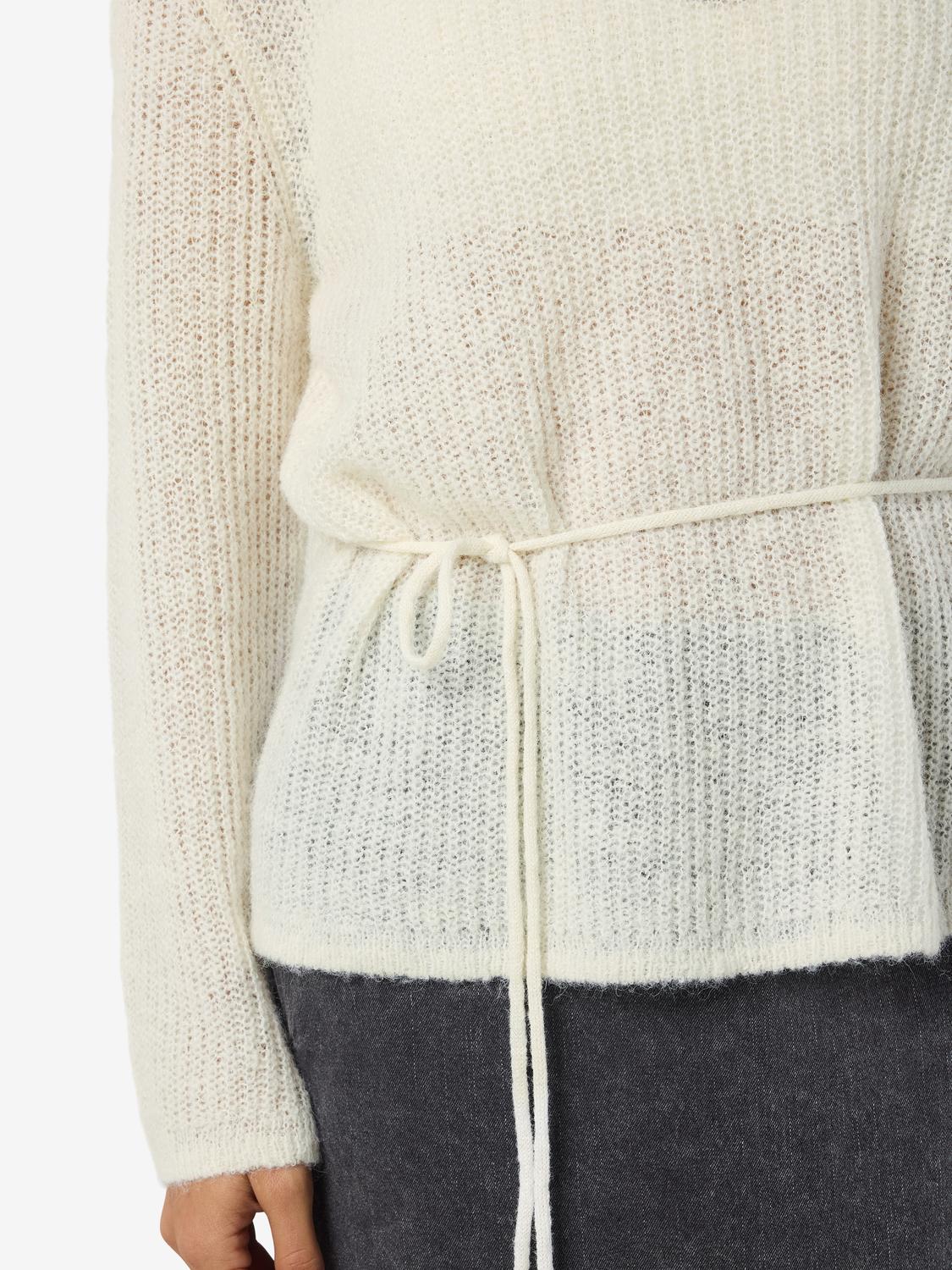 NOISY MAY ESME L/S O-NECK TIE KNIT